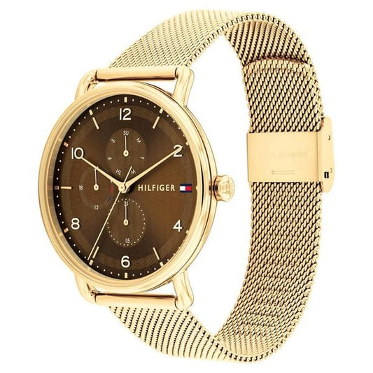 Tommy Hilfiger Quartz Multifunction Brown Stainless Steel Strap for Women ntth1782663