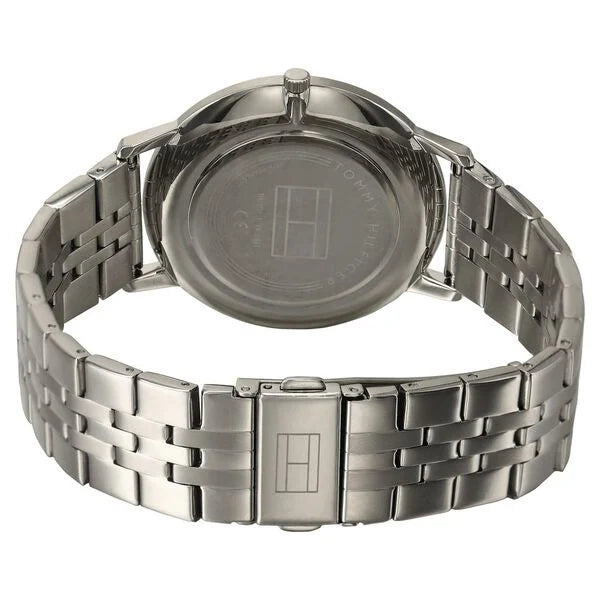 Tommy Hilfiger Quartz Analog White Dial Stainless Steel Strap Watch for Men ntth1791511