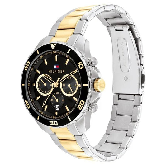 Tommy Hilfiger Quartz Multifunction Black Stainless Steel Strap for Men ntth1792095