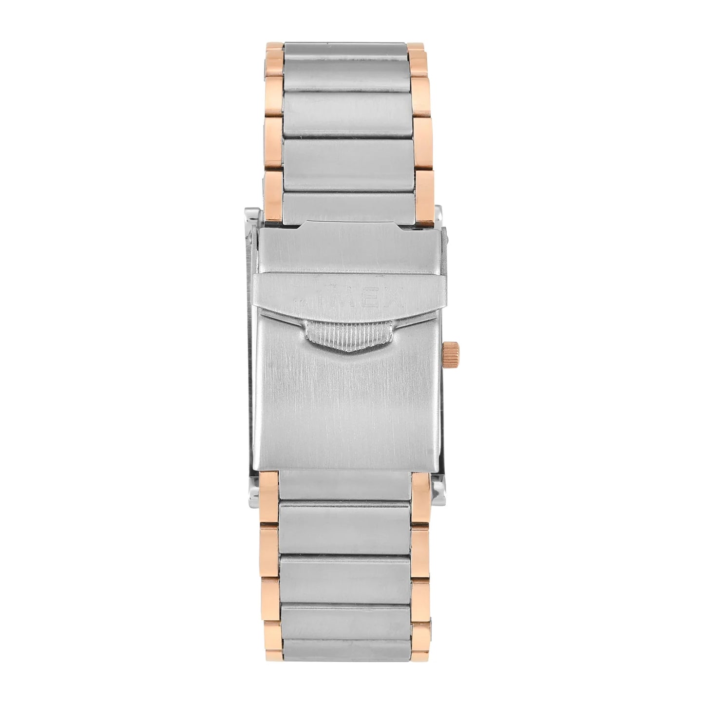 TIMEX Silver Tone Rectangle Dial Analog Men's Watch - TW000L525