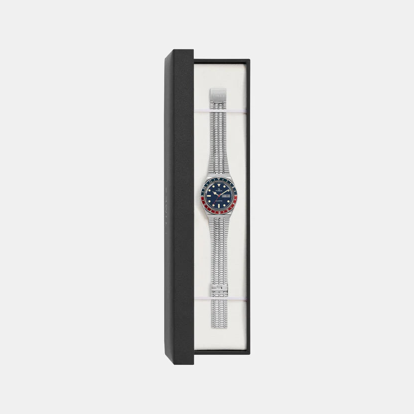 Q Timex Men Quartz Dial Analog Stainless Steel Watch TW2T80700U9