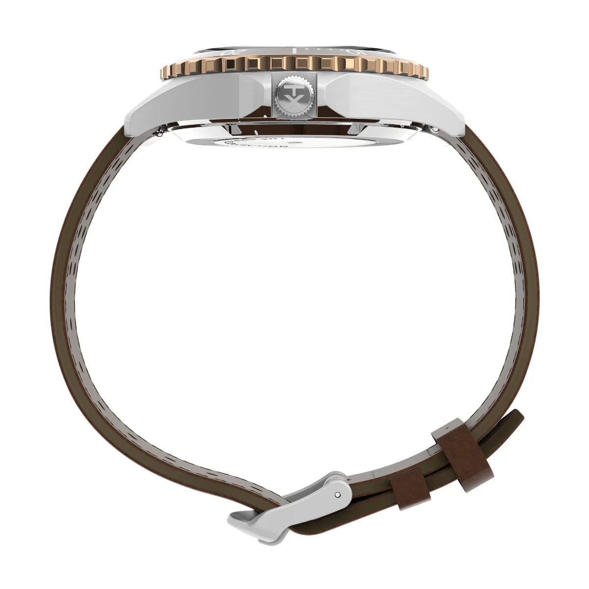 TIMEX Navi XL Automatic 41mm Leather Strap Watch - TW2V41500U9