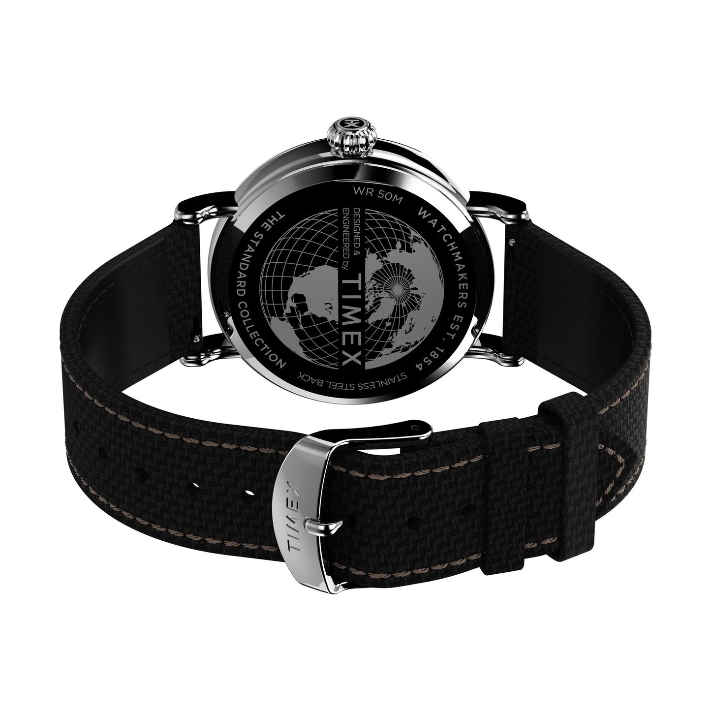 TIMEX Waterbury Black Round Dial Analog Men's Watch - TW2V44000UJ