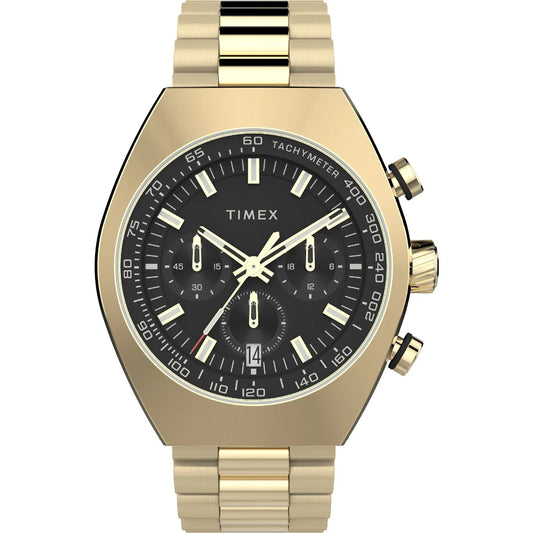 Timex Legacy Tonneau Chronograph 42mm Stainless Steel Bracelet Watch - TW2W22100UJ
