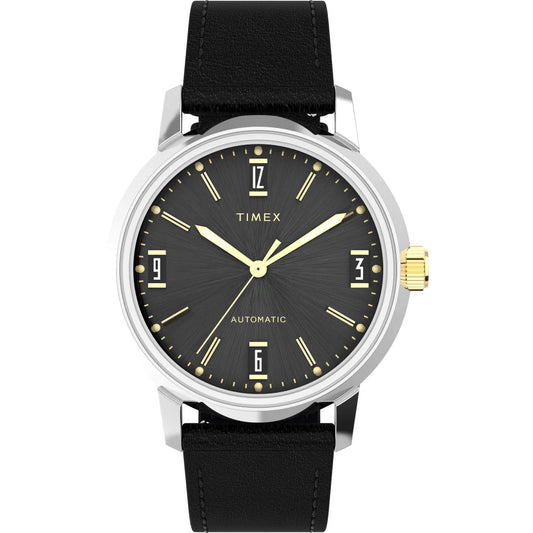 Timex Marlin Automatic 40mm Leather Strap Watch - TW2W33900U9