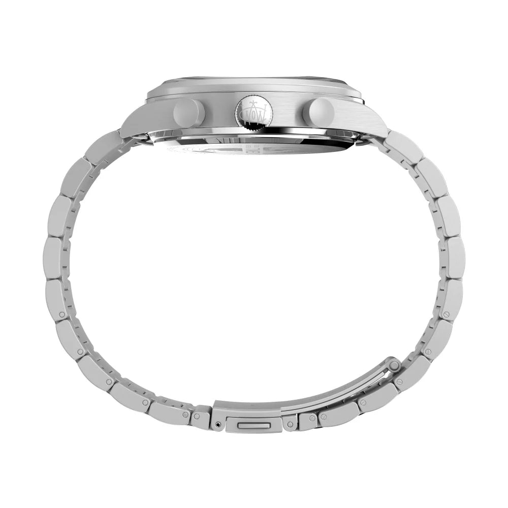 Timex Waterbury Traditional Fly Back Chronograph 43mm Stainless Steel Bracelet Watch - TW2W47800UJ