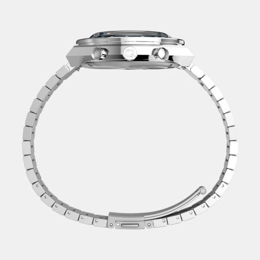 Timex Men Quartz Blue Dial Analog Stainless Steel Watch TW2W51600UJ