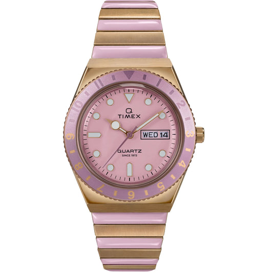 Timex Pink Round Dial Analog Women's Watch - TW2W87600UJ