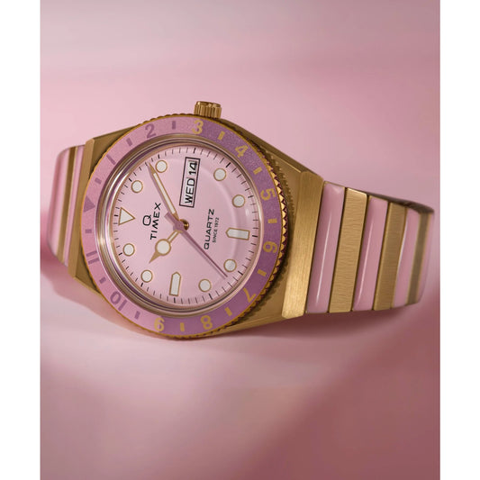 Timex Pink Round Dial Analog Women's Watch - TW2W87600UJ