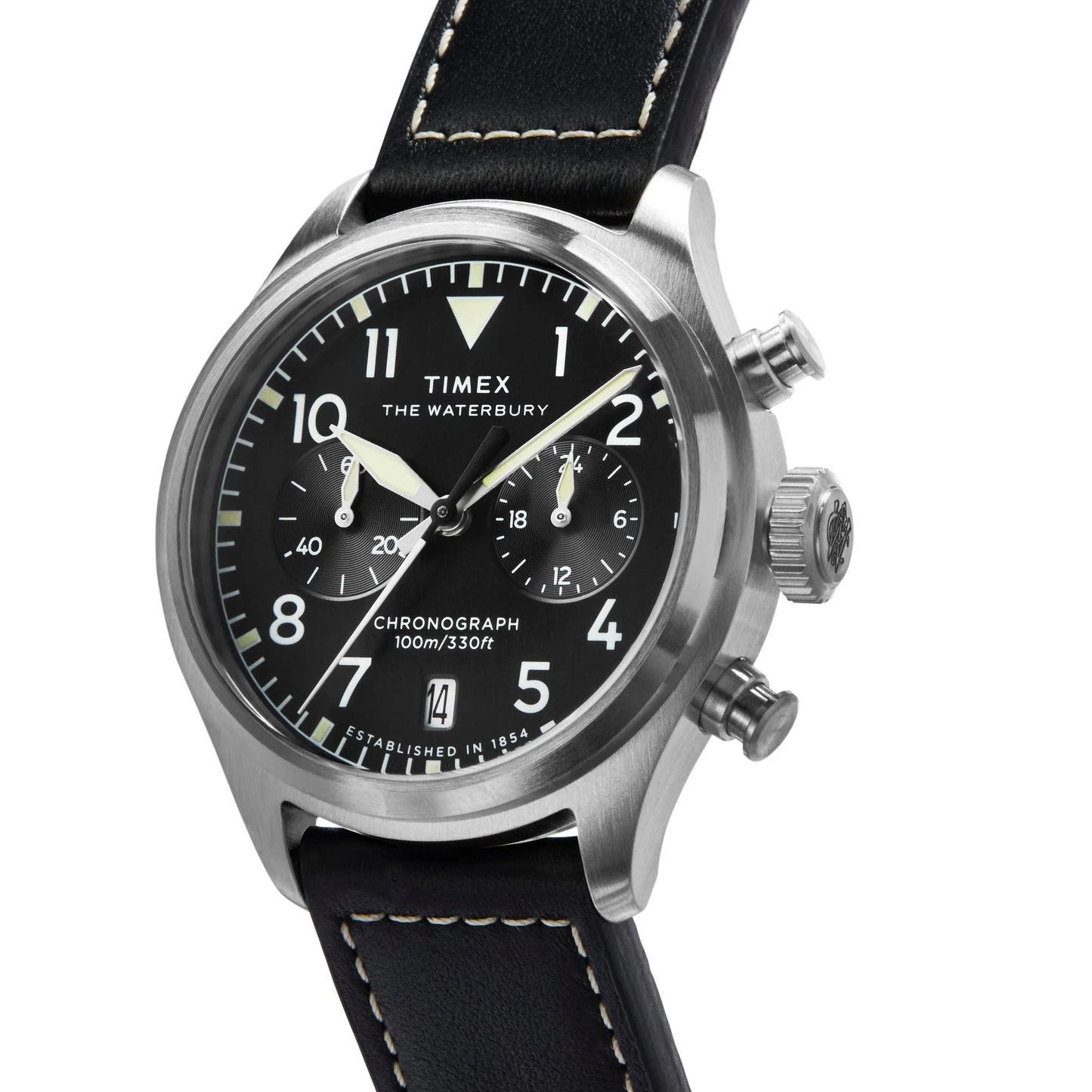 TIMEX Waterbury Traditional Black Round Dial Analog Men's Watch - TW2Y19000UJ