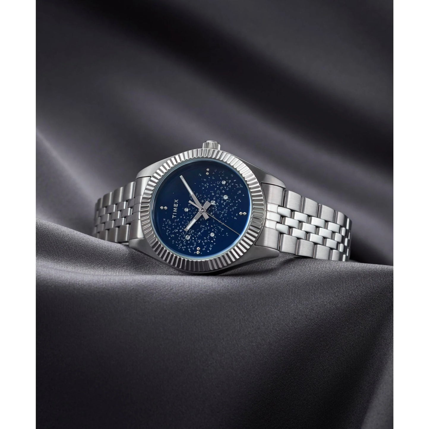 TIMEX Legacy Blue Round Dial Analog Women's Watch - TW2Y20100UJ