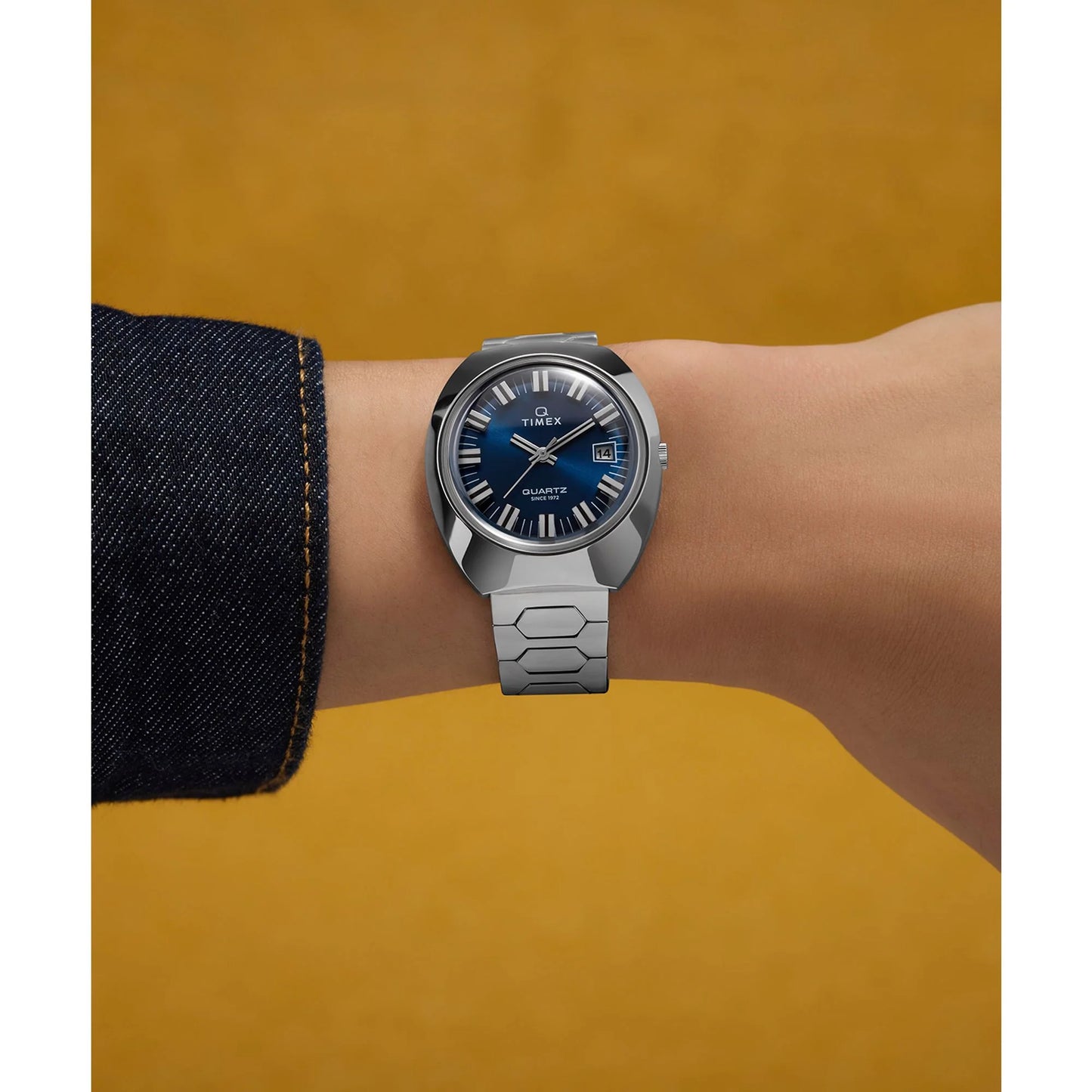 TIMEX Reissue Blue Tonneau Dial Analog Men's Watch - TW2Y33100IK