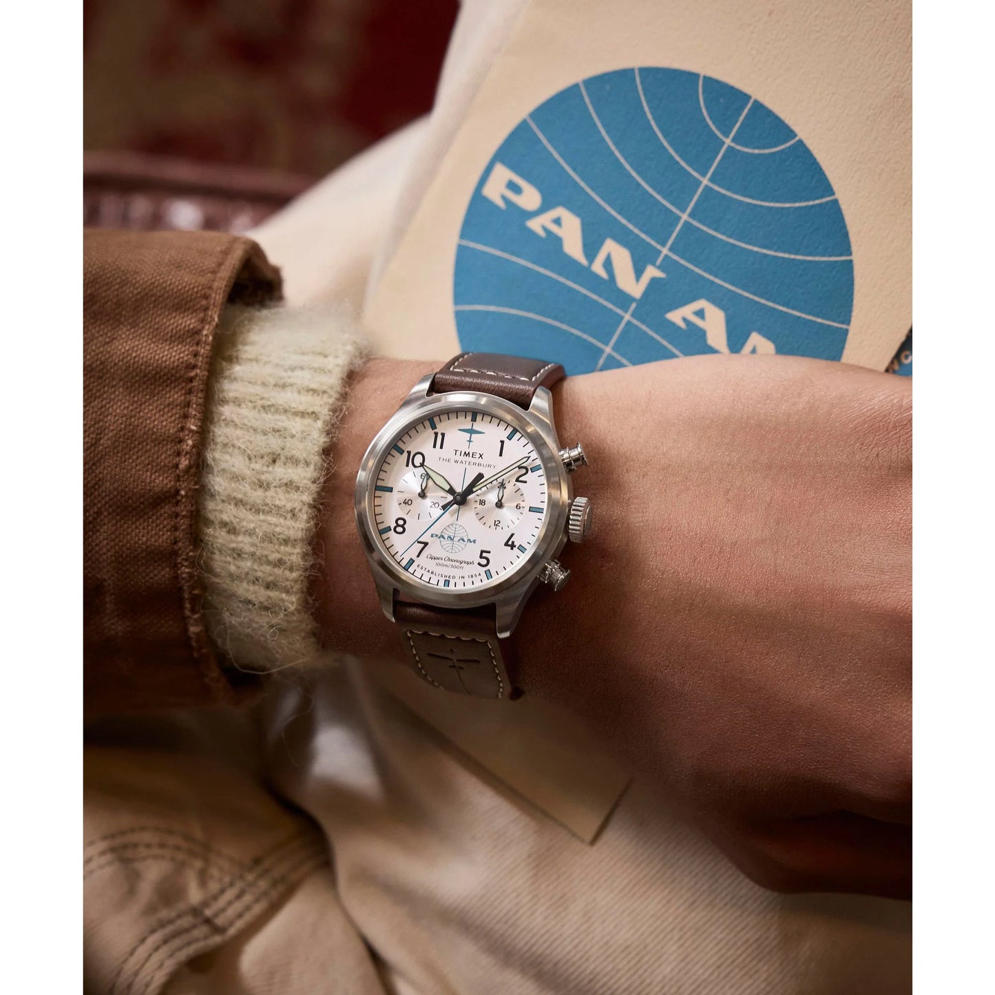 TIMEX Waterbury Traditional Silver Round Dial Analog Men's Watch - TW2Y38700X6