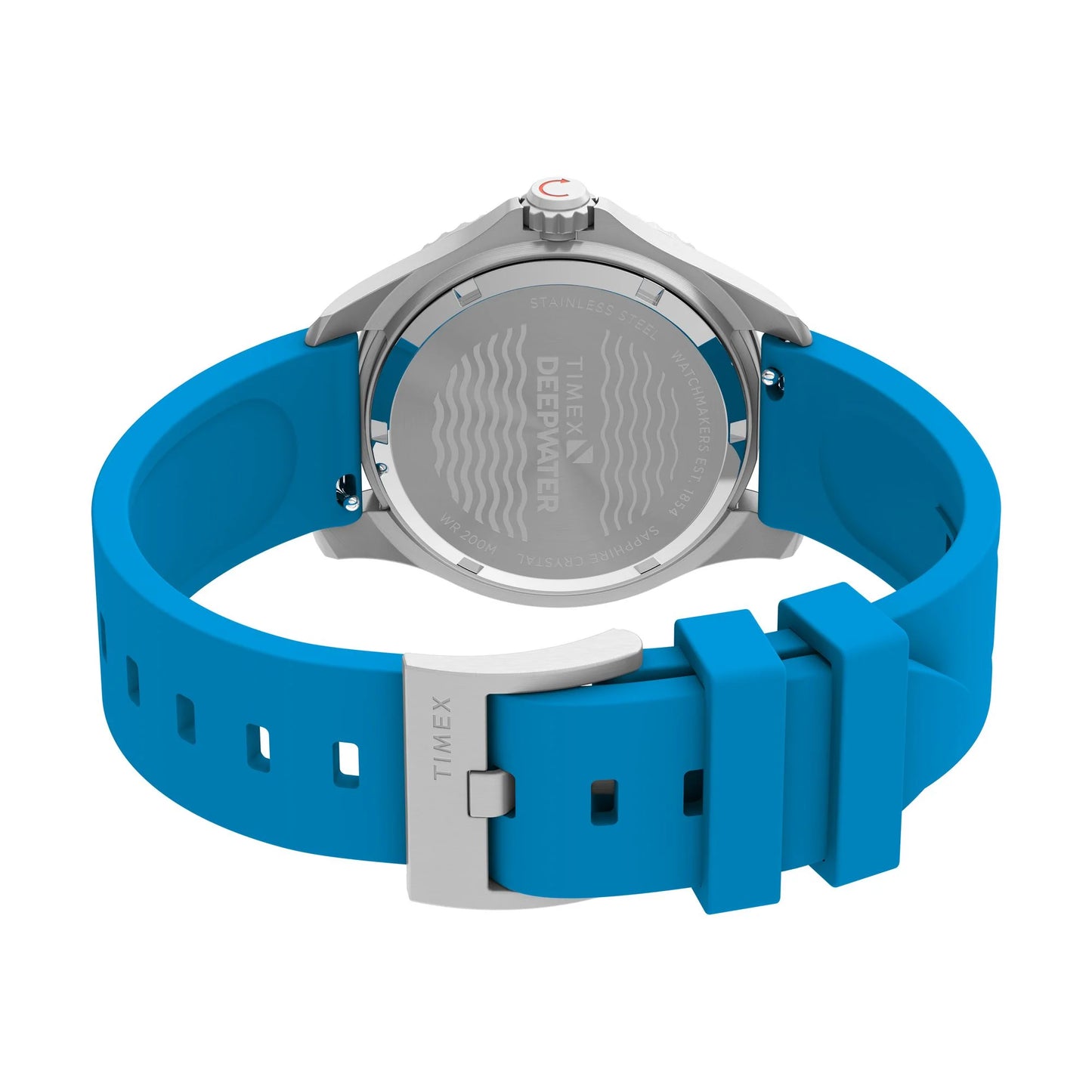 TIMEX Deep Water Meridian Blue Round Dial Analog Unisex's Watch - TW2Y40400UJ