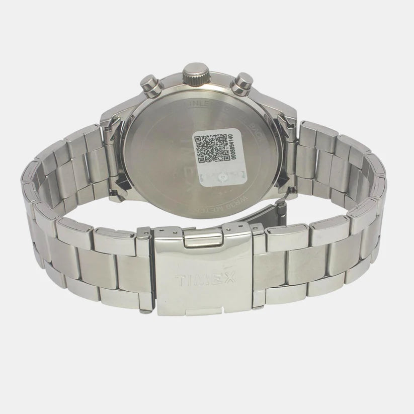 Timex Fashion Men Quartz Teal Dial Chronograph Stainless Steel Watch TWEG19931