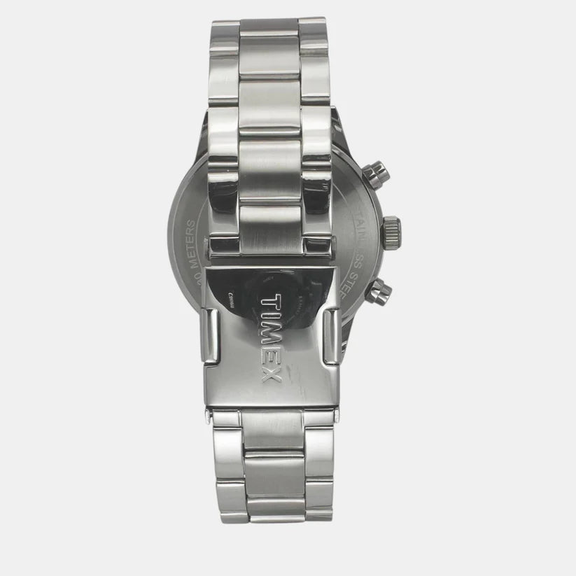 Timex Fashion Men Quartz Teal Dial Chronograph Stainless Steel Watch TWEG19931