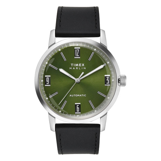TIMEX MARLIN Green Round Dial Mechanical Automatic Men's Watch - TWEG26700