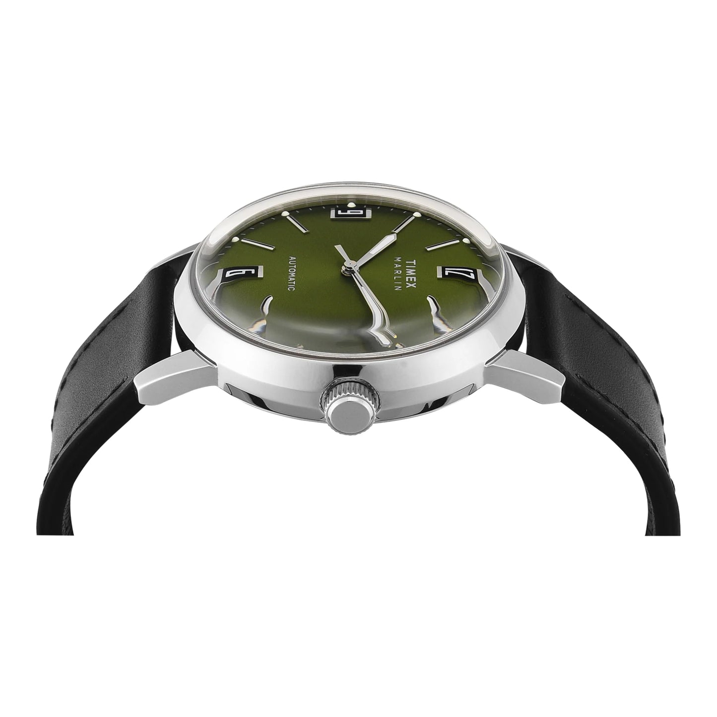 TIMEX MARLIN Green Round Dial Mechanical Automatic Men's Watch - TWEG26700