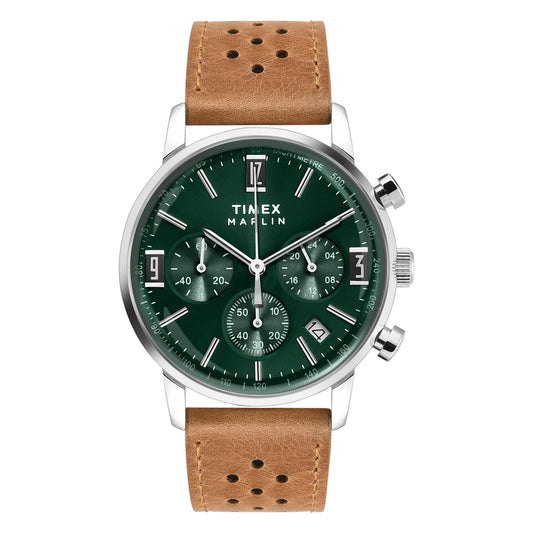 TIMEX MARLIN Green Round Dial Analog Men's Watch - TWEG26702