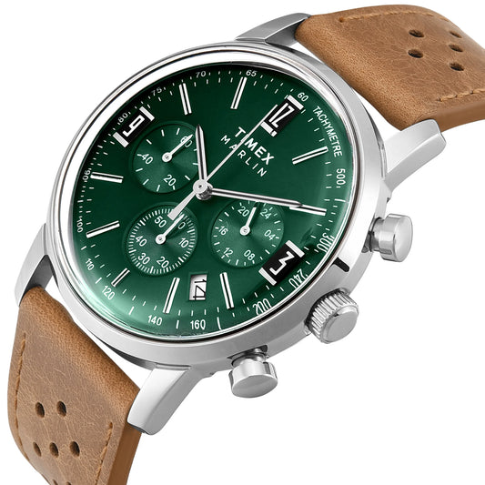 TIMEX MARLIN Green Round Dial Analog Men's Watch - TWEG26702
