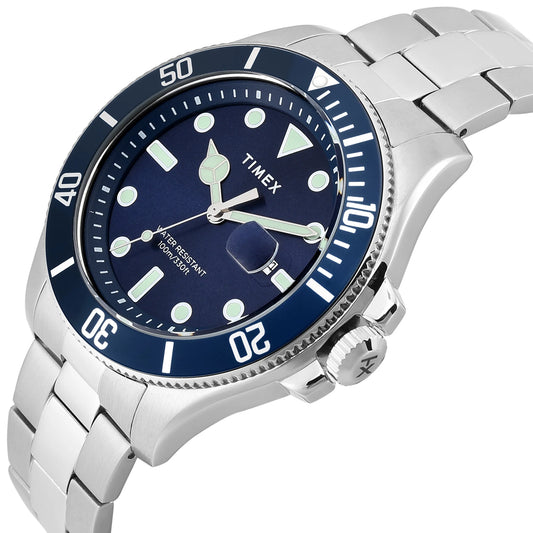 TIMEX TREND Blue Round Dial Analog Men's Watch - TWEG27000