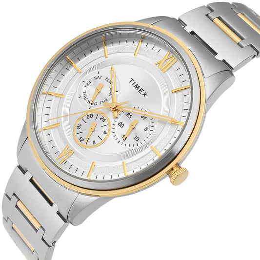 TIMEX Round Silver Dial Analog Men's Watch - TWEG28001