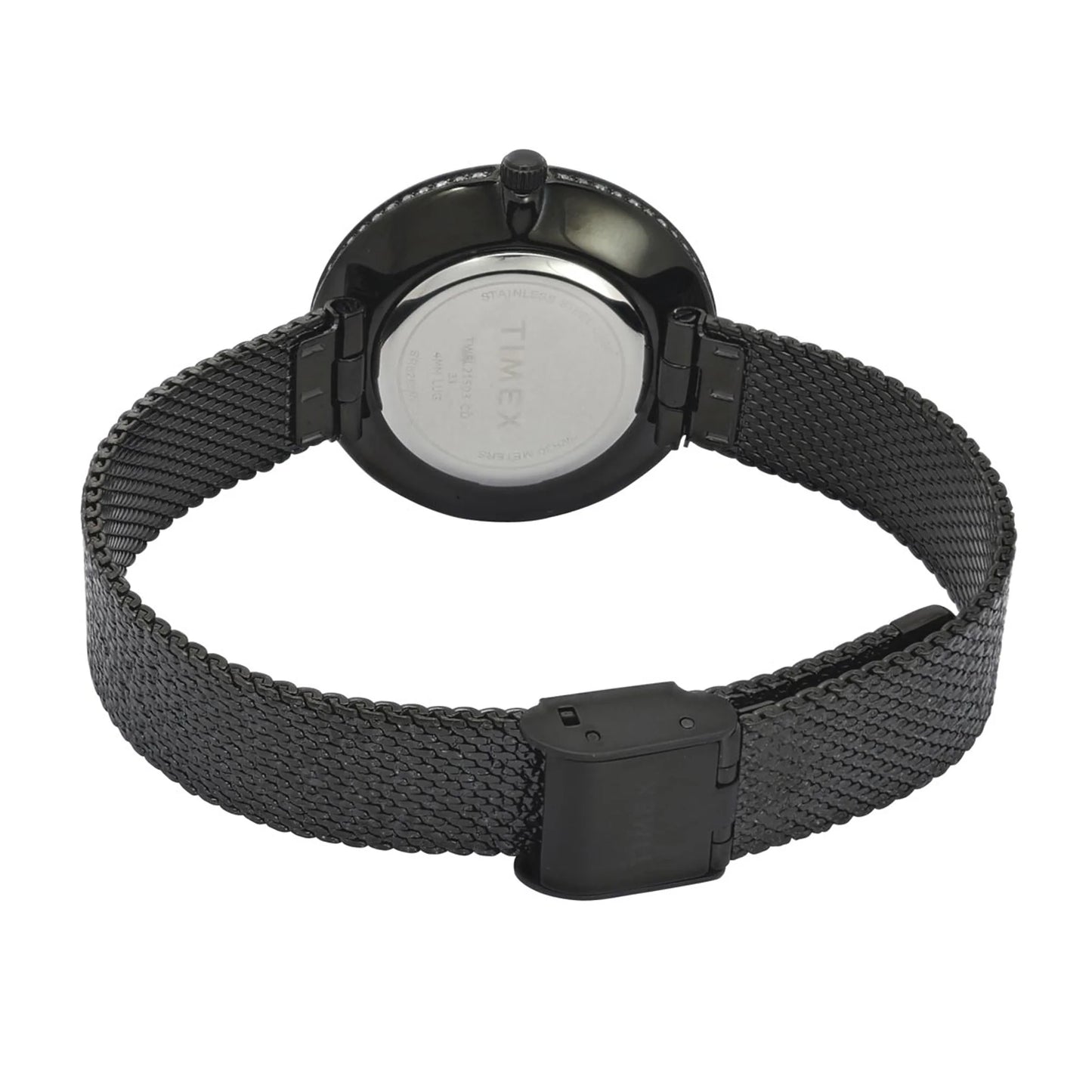 TIMEX Women Black Round Dial Analog Watch - TWEL21503