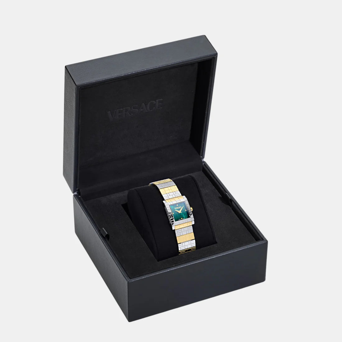 Versace Women Quartz Green Dial Analog Stainless Steel Watch VE9B00124