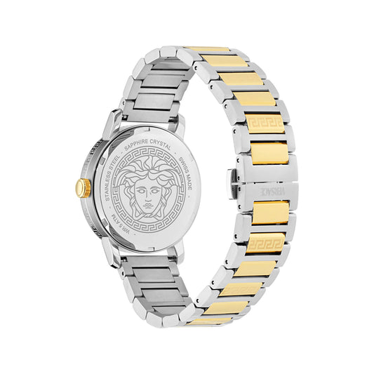 Versace V Helix Green Round Dial Quartz Analog Men Watch VE9G00324