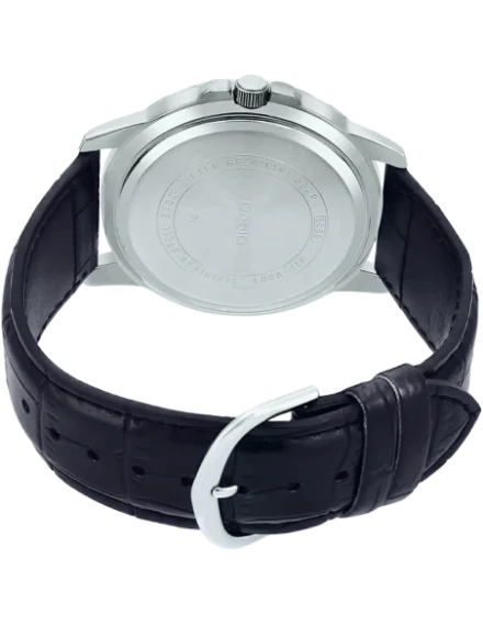 Enticer Men Quartz Black Dial Analog Leather Watch A1371