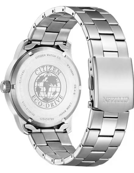 CITIZEN ECO-DRIVE GENTS WATCH BLACK DIAL - BM8550-81E