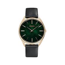 Seiko Female Blue Analog Leather Watch SWR068P1