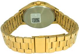 TIMEX Analog Watch for Man with Champagne Round Dial & Gold Stainless Steel Bracelet Band Water Resistant Men's Wrist Watches - TWEG18415