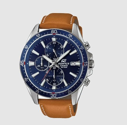 Casio Edifice Analog Blue Dial Men's Watch-EFR-546L-2AVUDF (EX250)