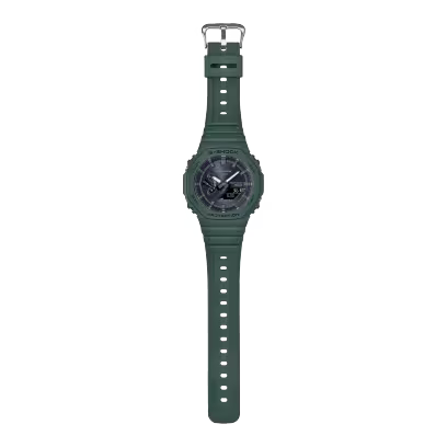 Casio G-Shock GA-B2100-3ADR Bluetooth Analog-Digital Black Dial Men Watch Green Resin Strap G1244