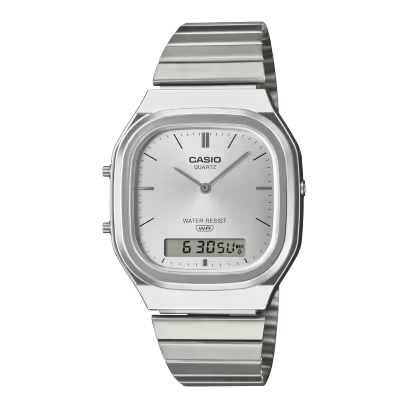 Casio Vintage Analog-Digital Stainless Steel, AQ-240E-7ADF-D420