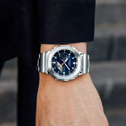 Casio G-Shock GM-2110D-2BDR Analog-Digital Blue Dial Men G1614