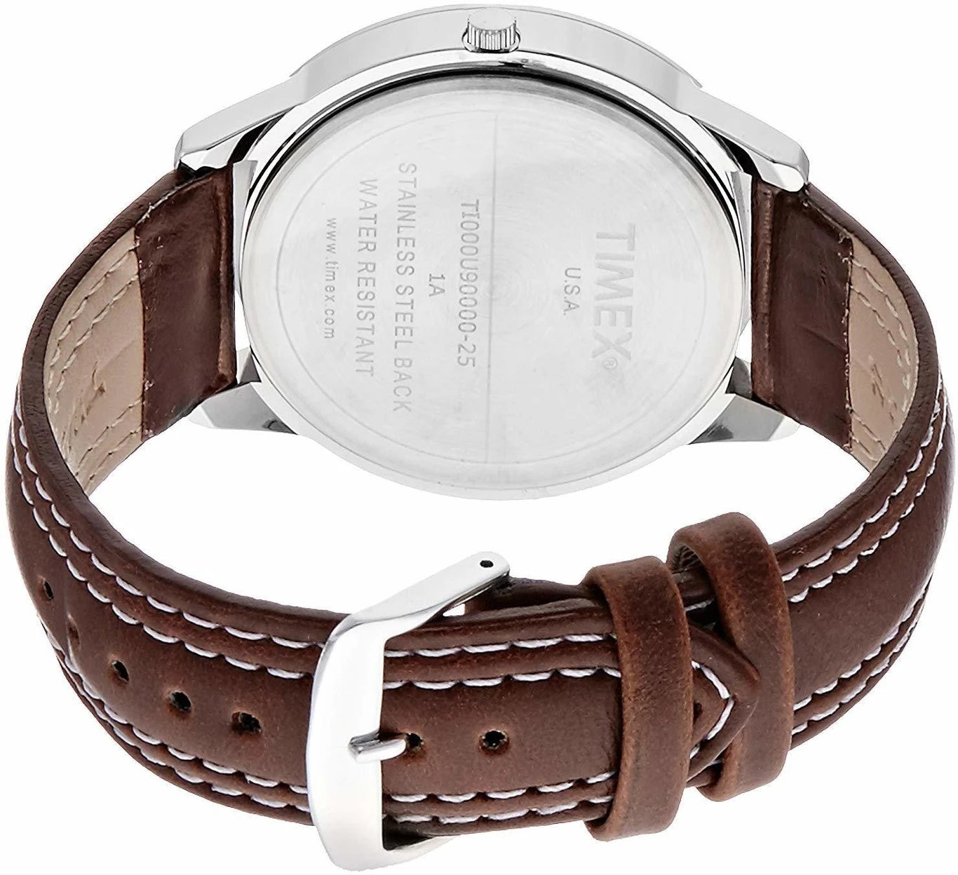 TIMEX Silver-Dial Analog Watch For Men TI000U90000