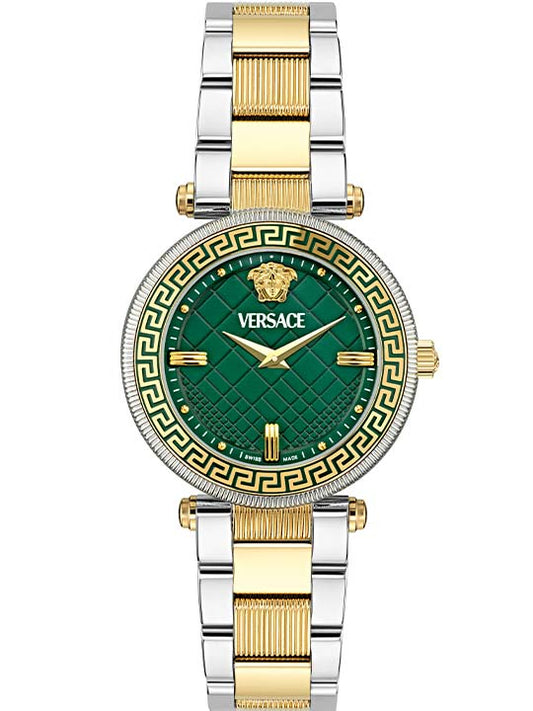 Versace Reve Green Round Dial Quartz Analog Women Watch - VE8B00524