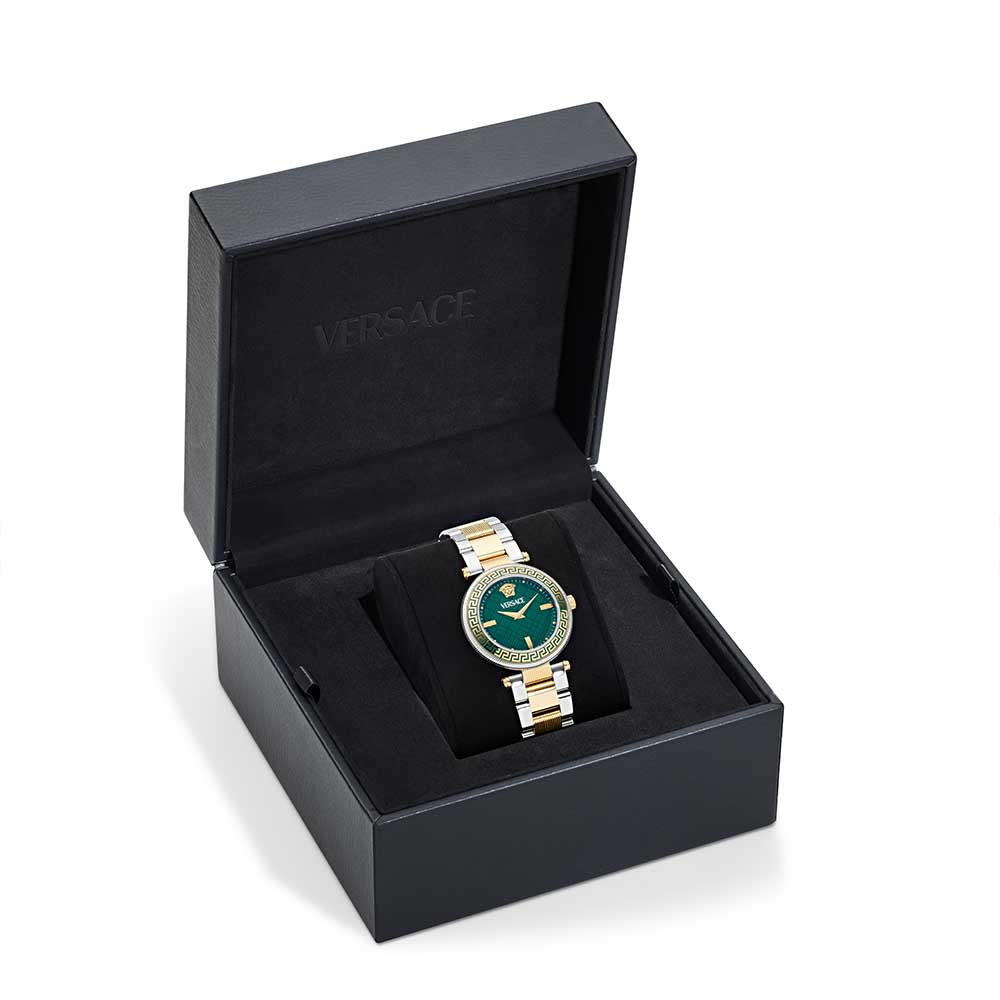 Versace Reve Green Round Dial Quartz Analog Women Watch - VE8B00524