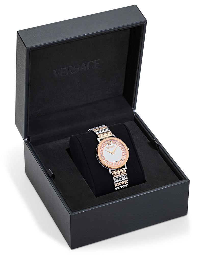 Versace Women Quartz White Dial Analog Stainless Steel Watch VE9A00324