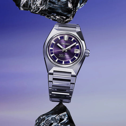 King Seiko Titanium Twilight Violet - HKF001J1