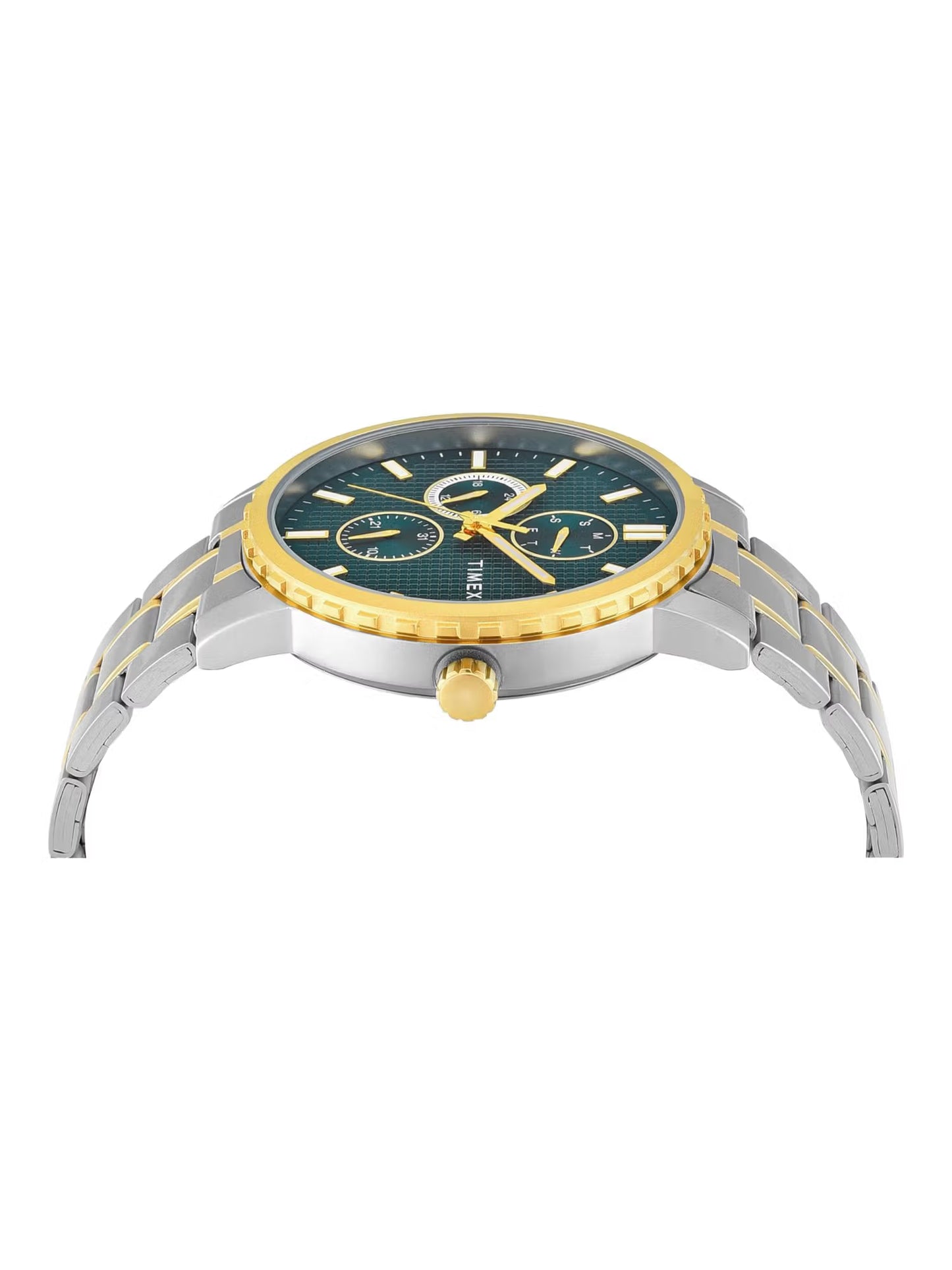 Timex Trendline Men Quartz Blue Dial Multi-Function Stainless Steel Watch TWEG34701
