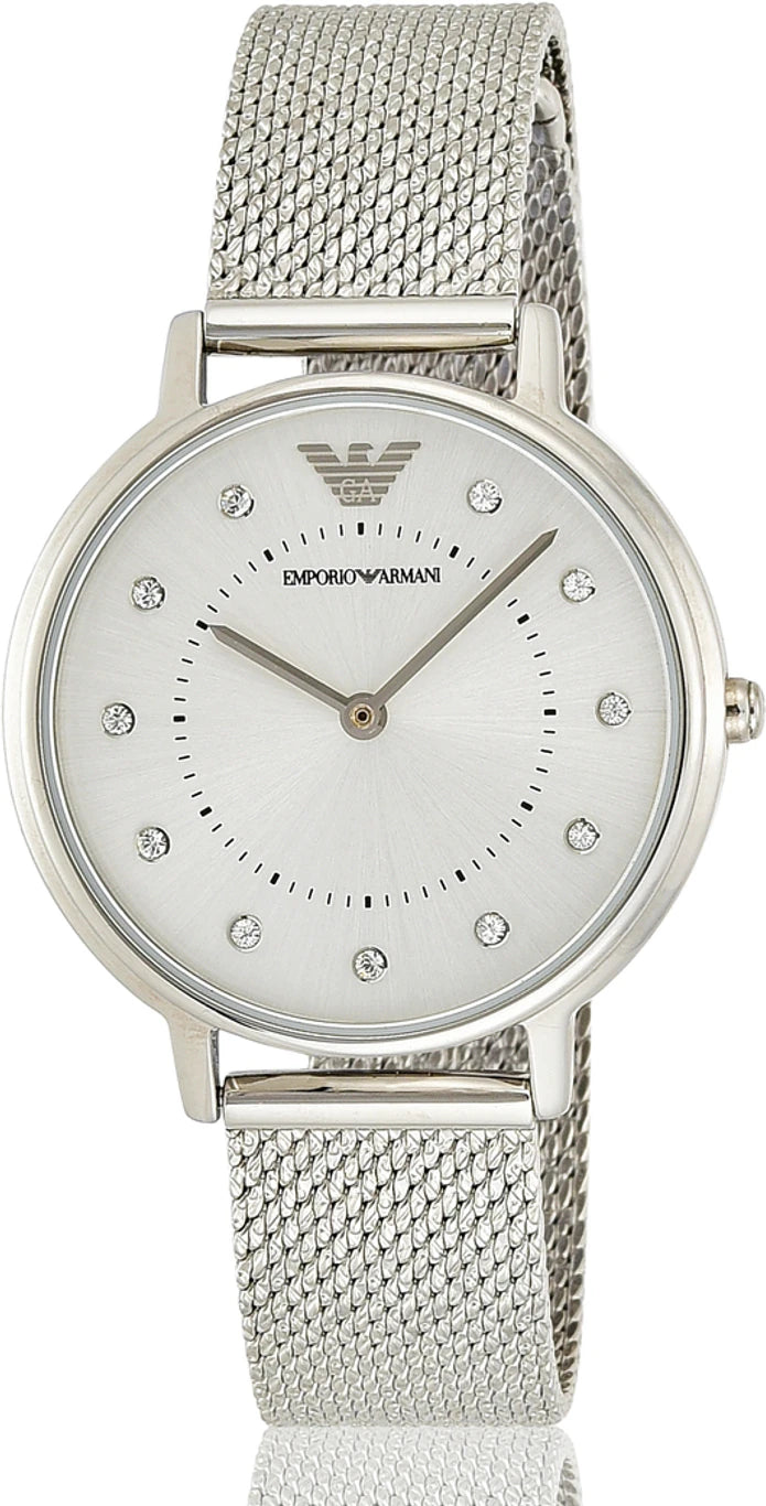 Emporio Armani Analog Silver Dial Women's Watch-AR11128