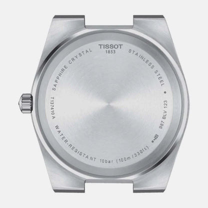Tissot PRX Men Quartz Blue Dial Analog Silicone Watch T1374101704100
