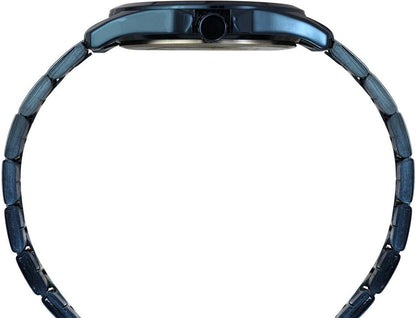 TIMEX Trendline Round 42mm Blue Dial Analog Watch  - For Men TW000X137