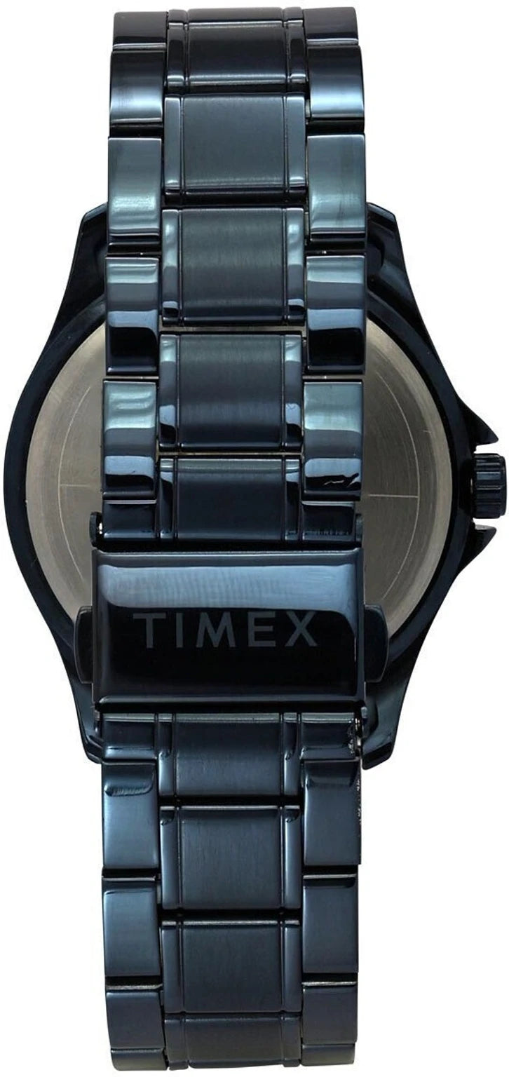 TIMEX Trendline Round 42mm Blue Dial Analog Watch  - For Men TW000X137