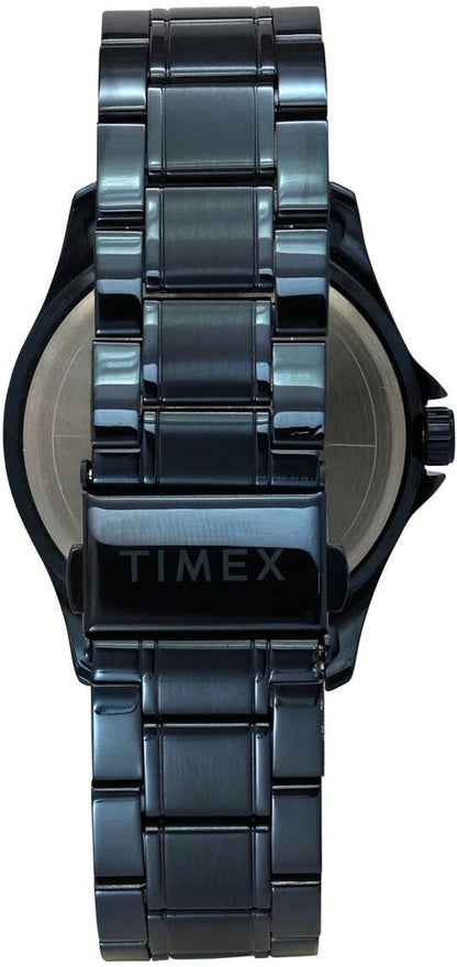 TIMEX Trendline Round 42mm Blue Dial Analog Watch  - For Men TW000X137