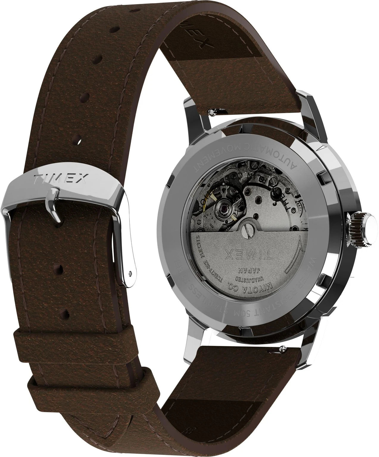 TIMEX Marlin Round 40mm Brown Dial Analog Watch  - For Men TW2W33800U9