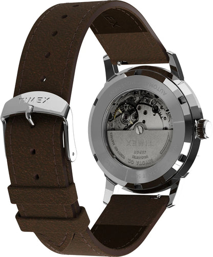 TIMEX Marlin Round 40mm Brown Dial Analog Watch  - For Men TW2W33800U9